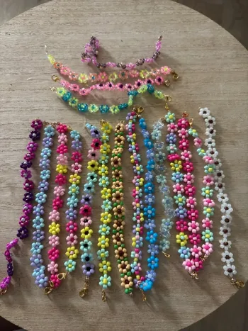 Bracelet de fleur couleur été 📦