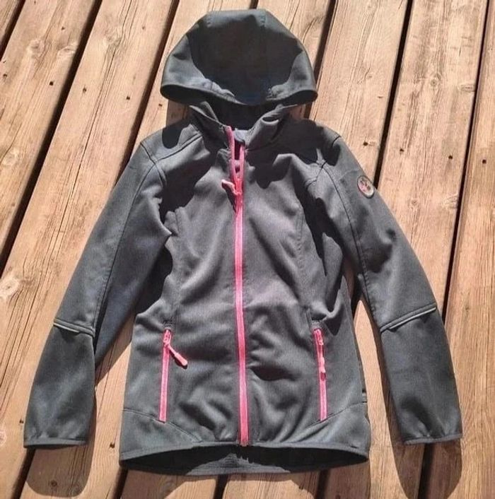Veste zippée a capuche pour fille Taille 12 ans