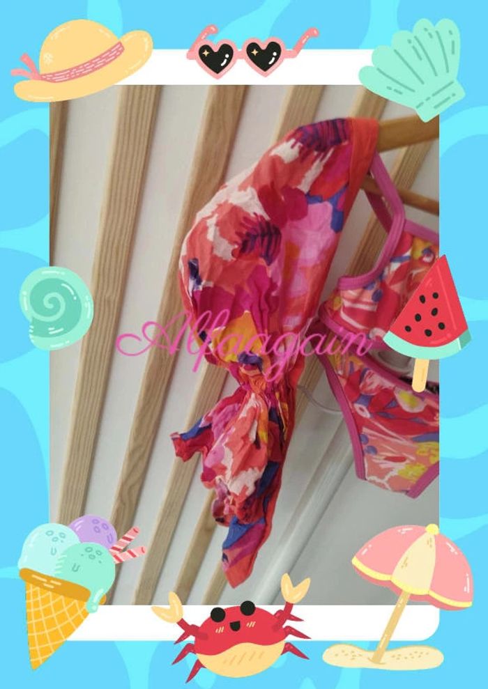 Ensemble maillot de bain et foulard catimini Tombouctou 4ans - photo numéro 6