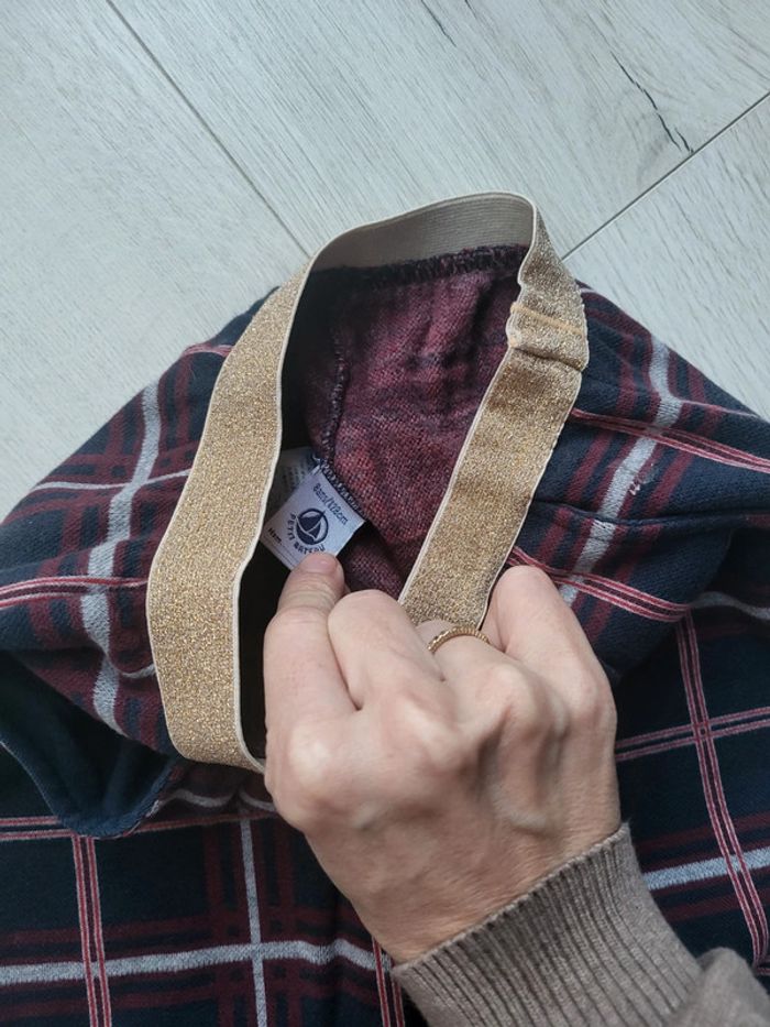 Pantalon hiver à carreaux 8ans petit bateau - photo numéro 4