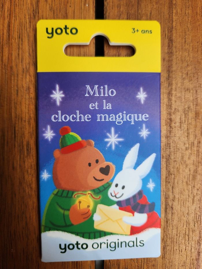 carte yoto milo et la cloche magique