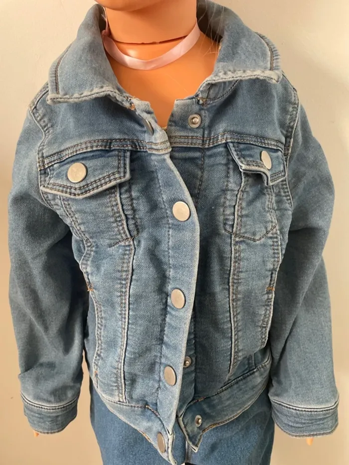 Veste en jean fille - photo numéro 2