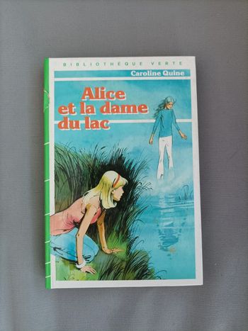 Livre "Alice et la dame du lac" bibliothèque verte