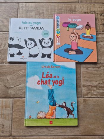 Lot de 3 livres yoga pour les enfants