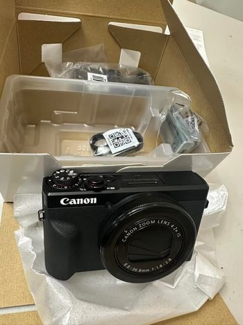 Boitier Canon PowerShot G7X Mark III Neuf - Jamais utilisé