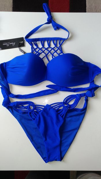 Maillot de bain bleu électrique (78)
