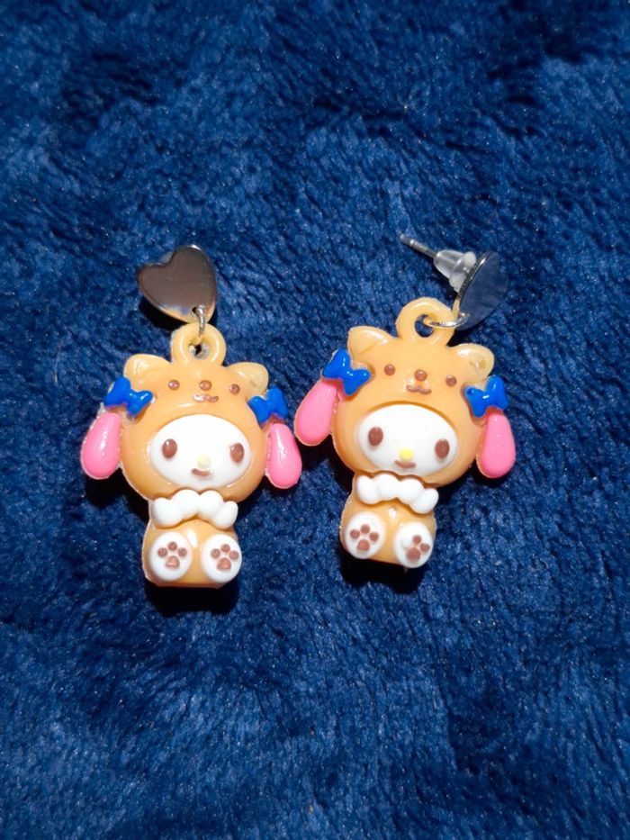 Boucles d'oreilles Kuromi - photo numéro 5