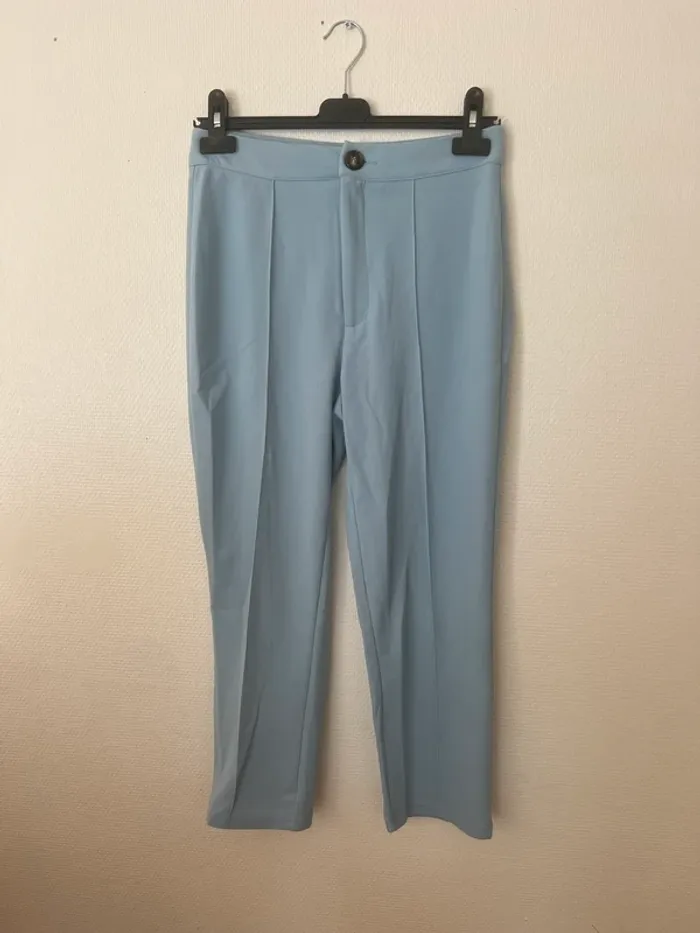 Pantalon fluide bleu