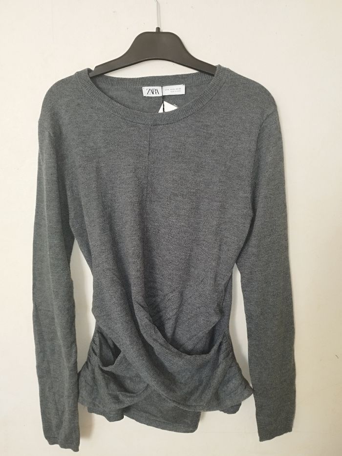 Top gris manches longues - photo numéro 5