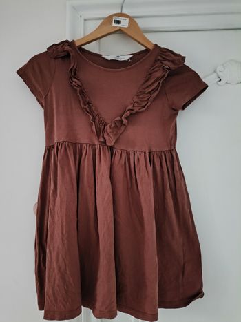 Robe chocolat froufrou