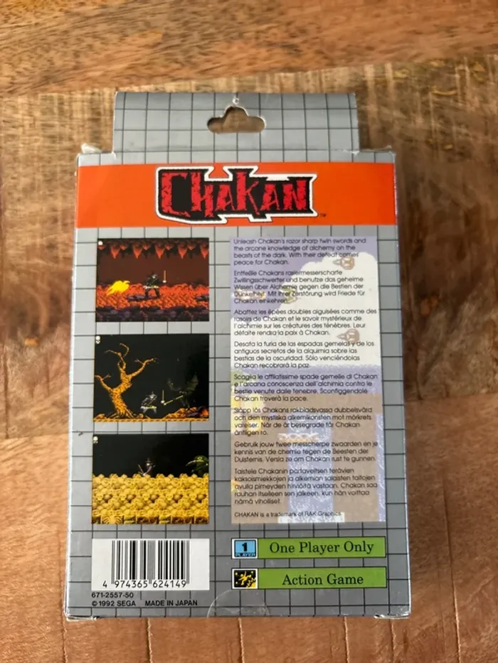 Chakan sega gamegear - photo numéro 2