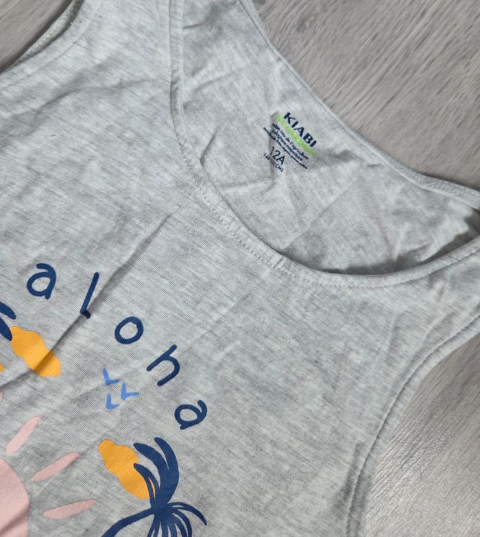 🌸 Débardeur motif avec nœud sur le bas 12 ans 🌸 - photo numéro 4