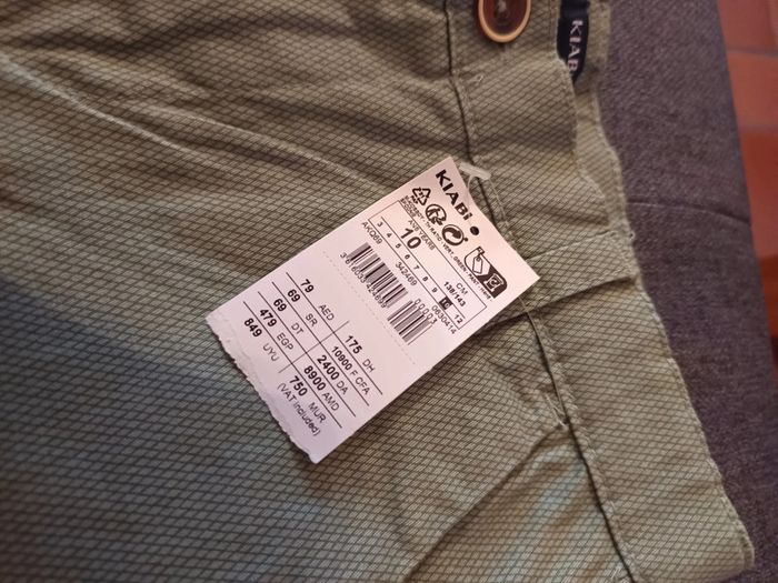 Pantalon Chino regular vert taille 10 ans - photo numéro 3