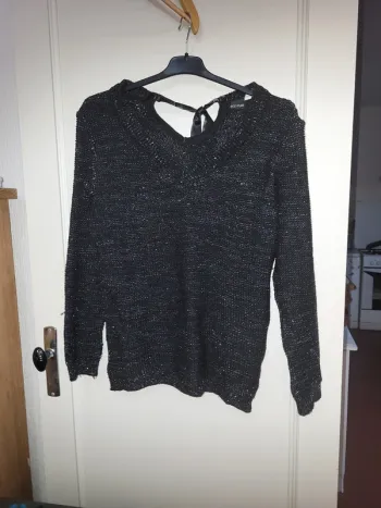 Pull col v pailleté bodyflirt