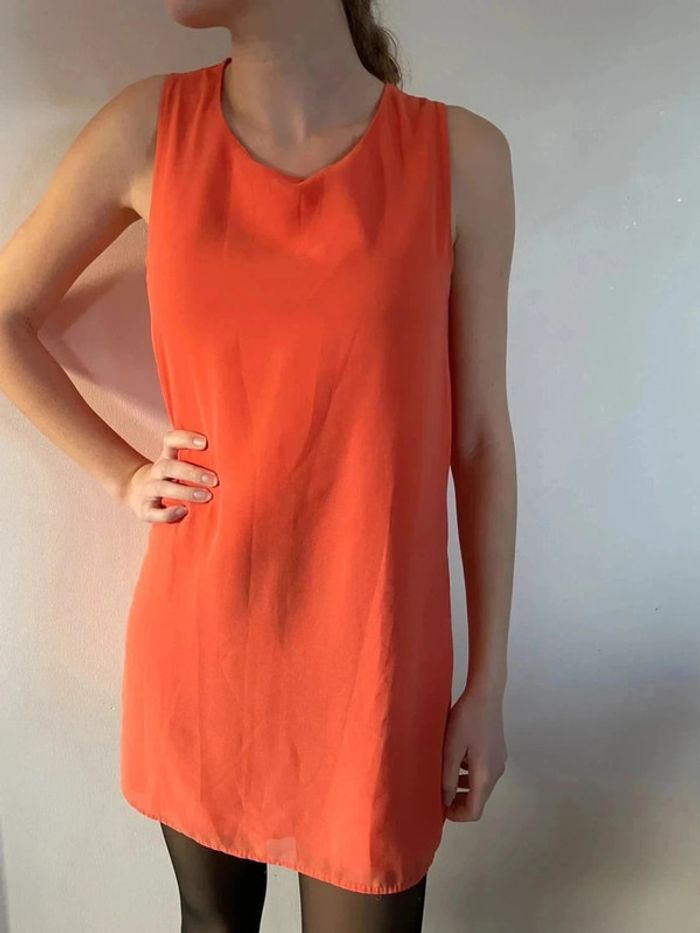 Robe fluide chic corail