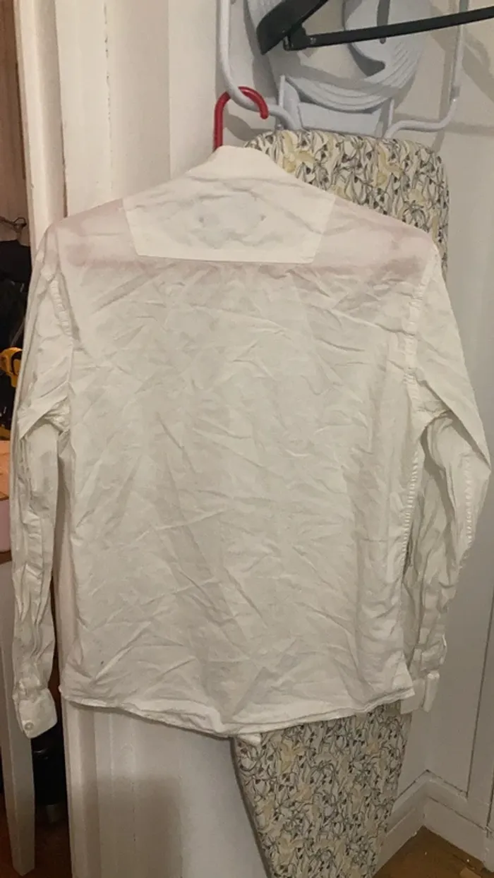 Chemise blanche col mao - photo numéro 3