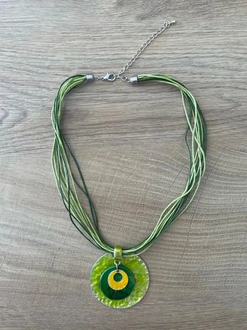 Collier fantaisie vert