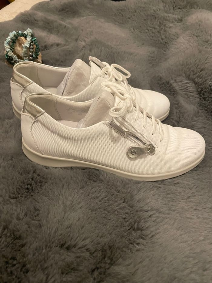 Basket blanche femme marque suave taille 38 - photo numéro 3