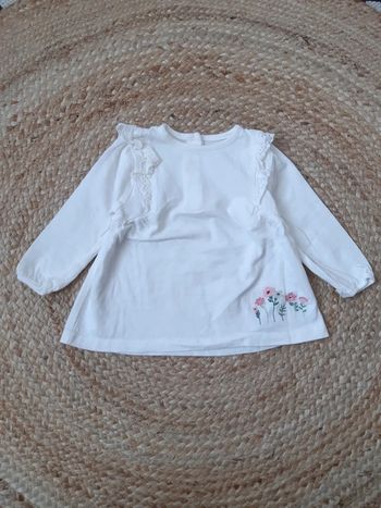 Blouse manches longues Primark 68 cm