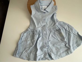 Robe bleu bébé petit bateau