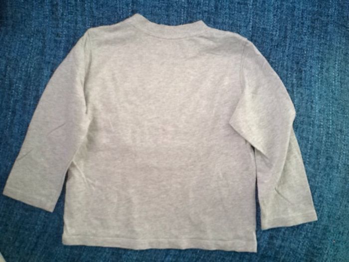 Tee-shirt manches longues gris Timberland - 3 ans - photo numéro 4