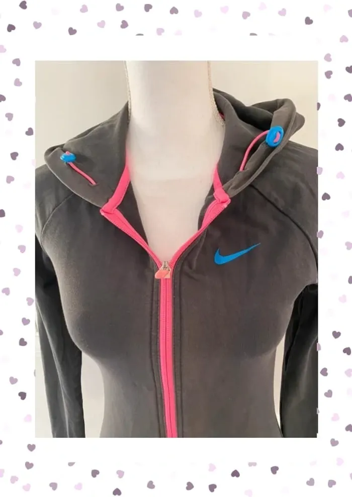 Nike Veste Running Sport Taille XS - 34/36 - photo numéro 2