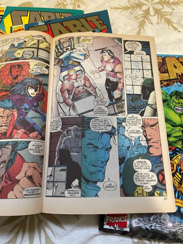 Lot de 7 magazines Cable vintage Marvel Comics - photo numéro 11