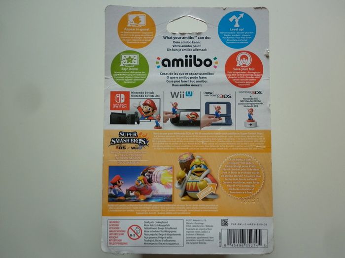 Roi Dadidou King DeDeDe Figurine Interactive Amiibo n°28 Wii U, Switch, 3DS - photo numéro 2