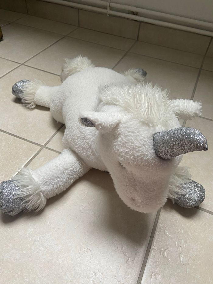 Histoire d ours peluche licorne  60 cm