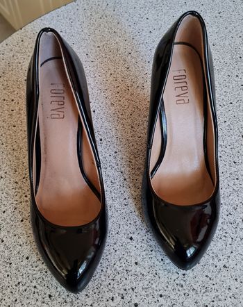 Escarpins vernis noir P 36