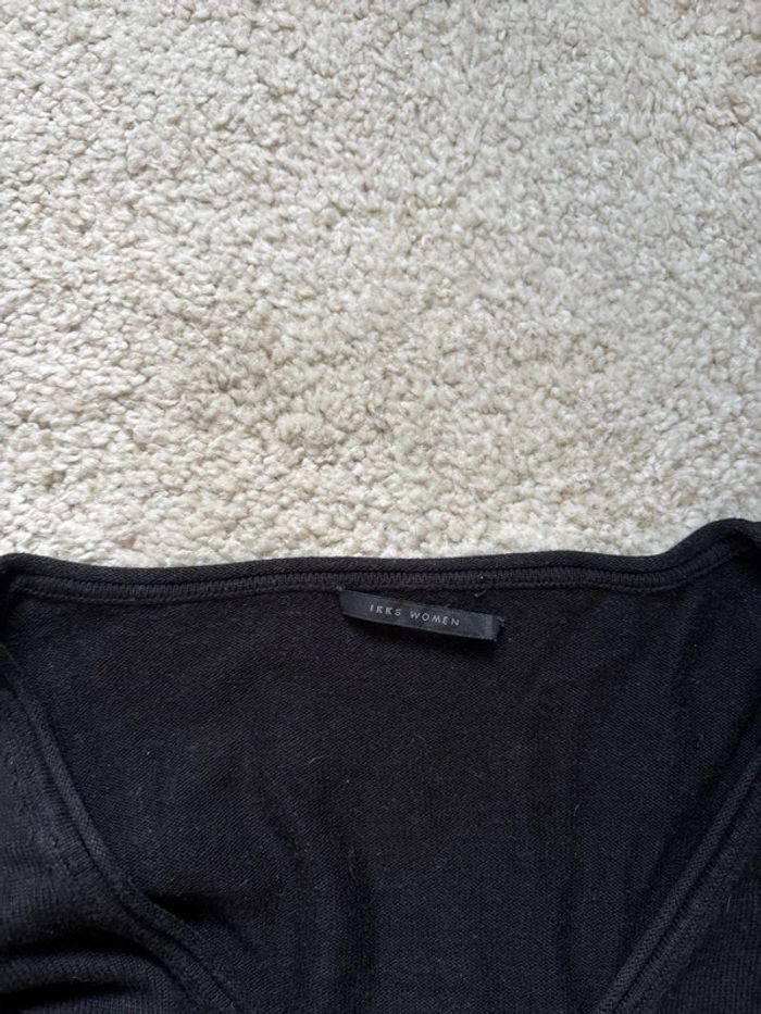 Lot de 2 pulls légers noirs IKKS taille XS - photo numéro 9