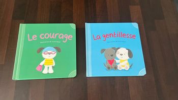 Lot de 2 livres enfant parfait état. La gentillesse et le courage vente a l'unité possible
