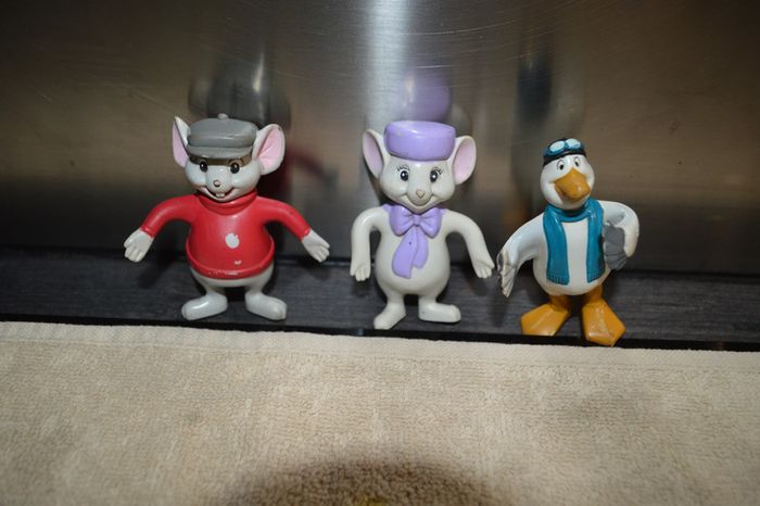 Lot de 3 figurines Bernard et Bianca Disney