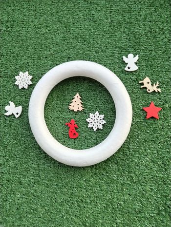 Couronne de l'Avent Noël polystyrène