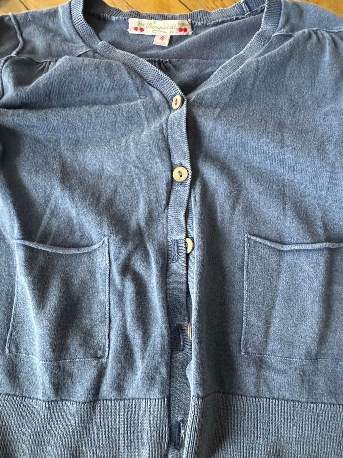 Gilet Bonpoint bleu - photo numéro 2