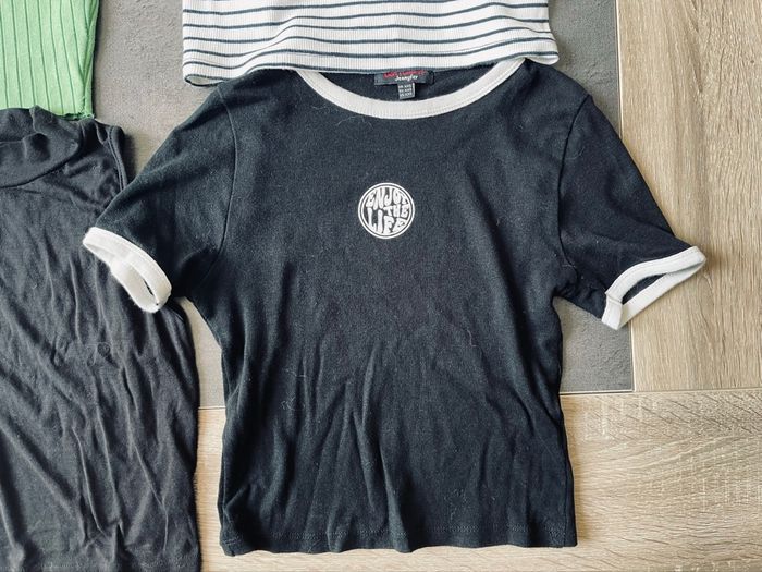 Lot fille shorts & tee shirt brassières 10 ans tbe - photo numéro 9