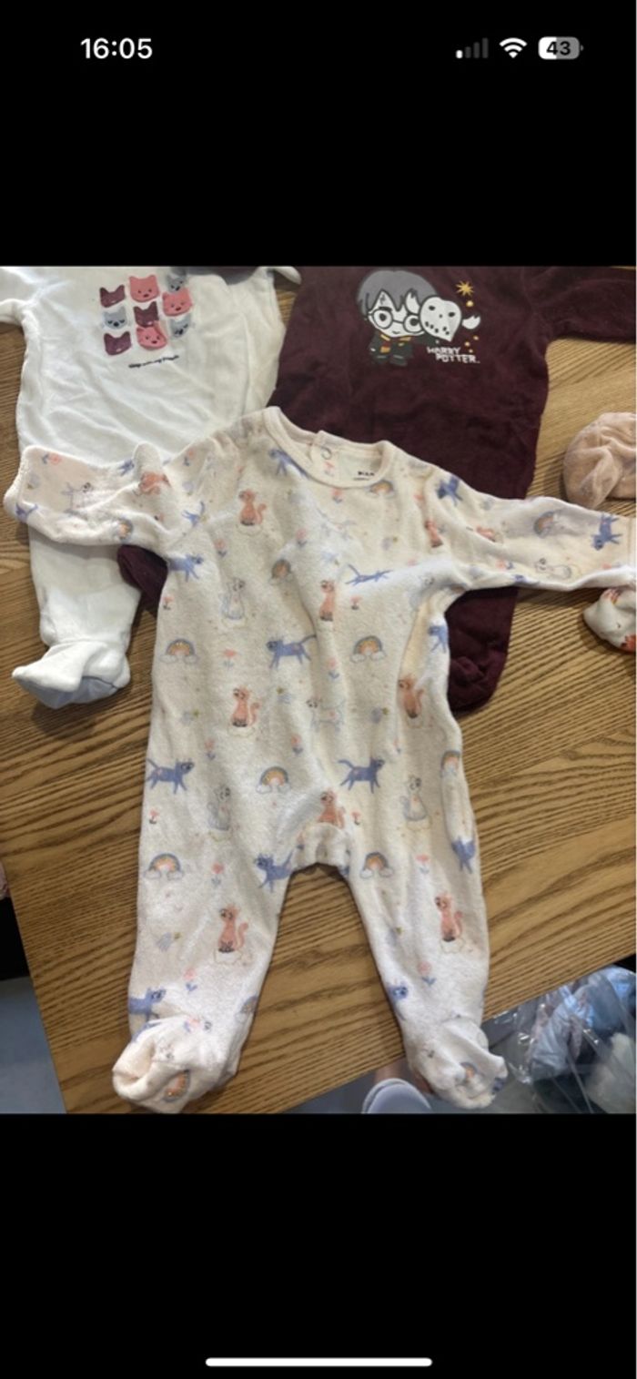 Lot de 5 pyjamas bébé fille - photo numéro 5
