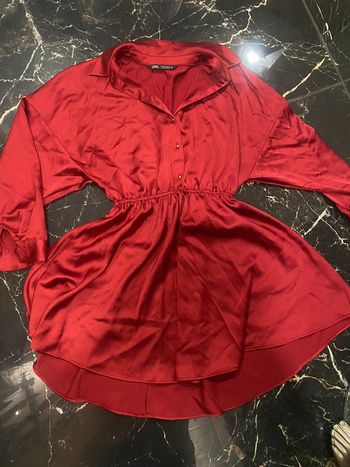 Robe Zara satinée S