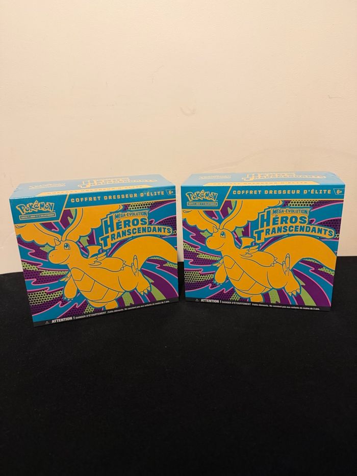 Lot de deux ETB Héros Transcendants ME2.5
