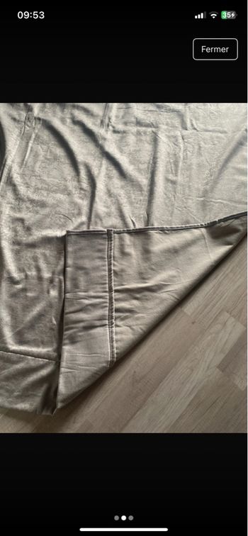 Lot 2 rideaux thermiques 