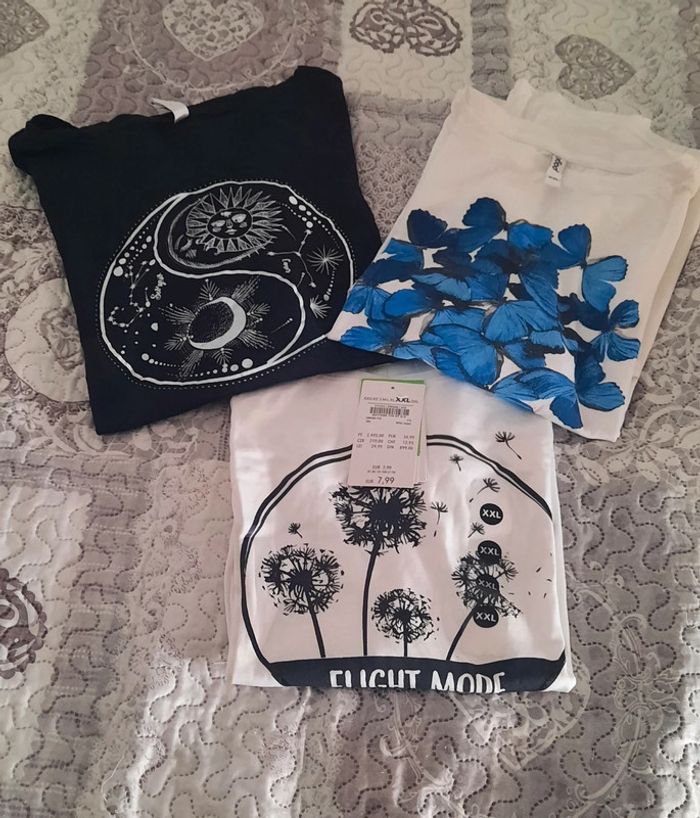 Lot de 3 T.shirts femme XXL