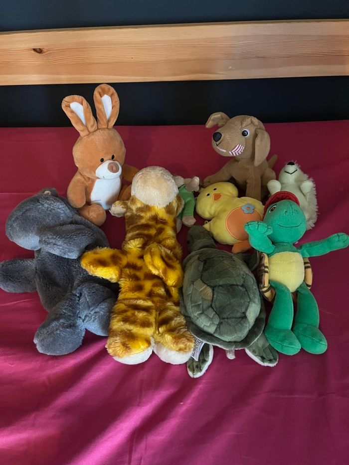 Lot de divers 8 peluches - photo numéro 2