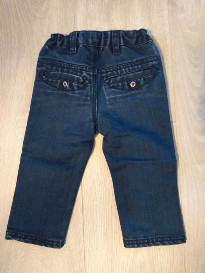 Pantalon marine Z grain de blé 18 mois - photo numéro 2