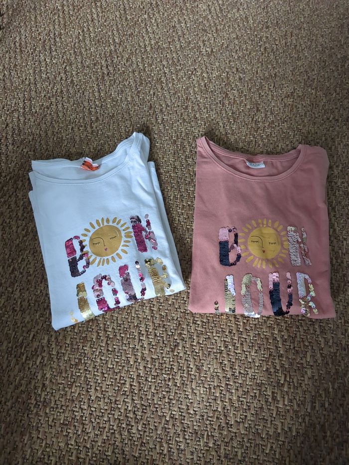 Lot 2 tee shirt manches longues
