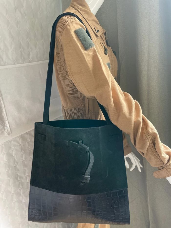 Sac noir effet python - photo numéro 2