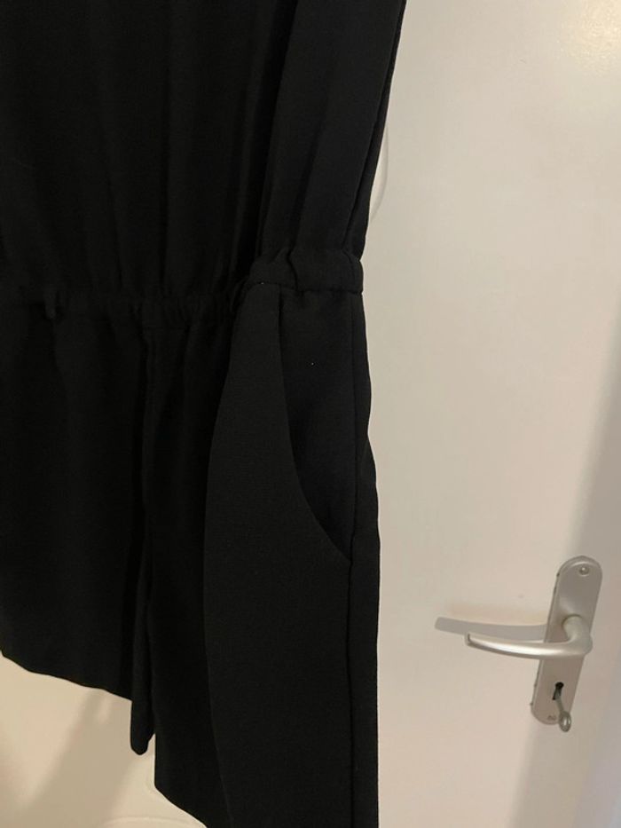 Combinaison short Combishort noir à manches courtes haut dentelle Morgan taille 36 - photo numéro 3