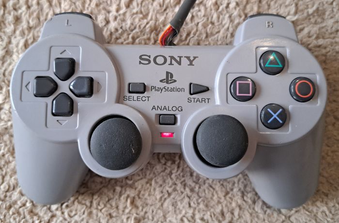 🎮 Manette officielle DualShock grise Sony PlayStation 1 PS1