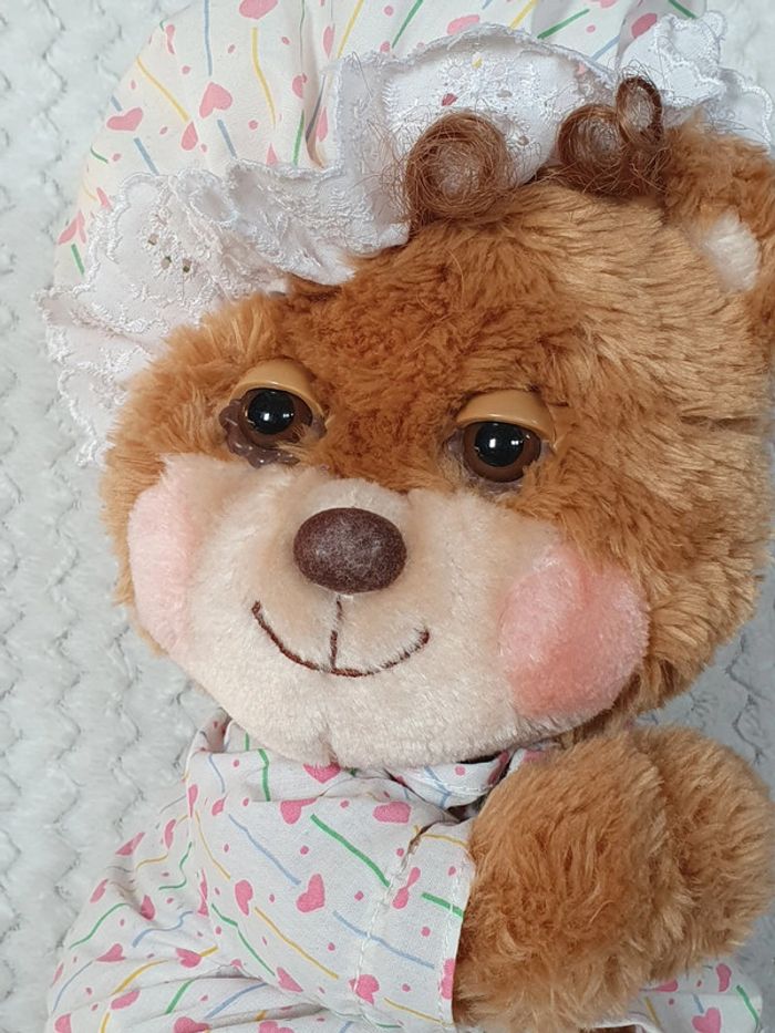 Peluche rare 1985 Teddy Betsy Bear and friends made in Korea - photo numéro 2