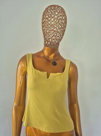 Débardeur Femme Vert Pistache Taille S/36