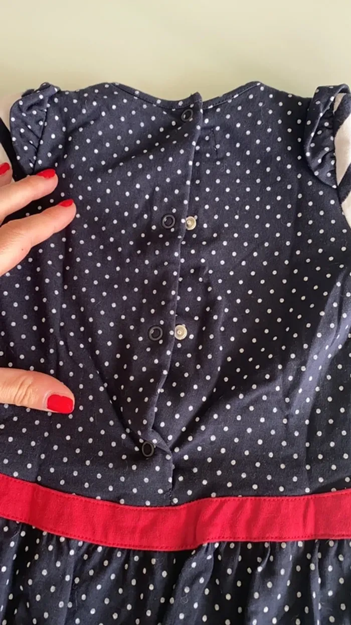 Jolie petite robe imprimé marin - photo numéro 5